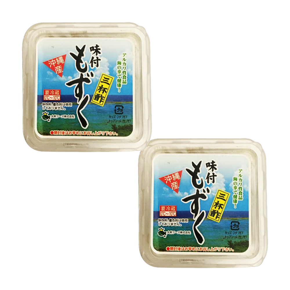 *<font color="#FF0000">2パックセット</font><br> 沖縄産 味付け 三杯酢もずく 150g×2
