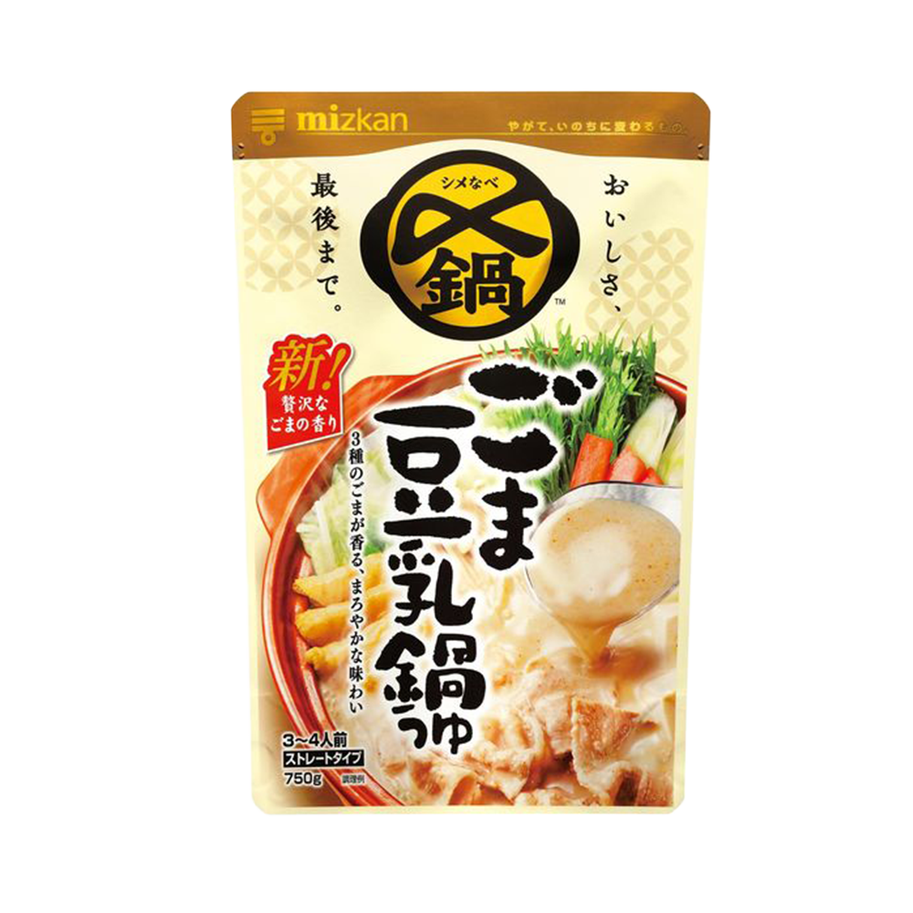 ミツカン 〆まで美味しい ごま豆乳鍋つゆ 3～4人前 750g