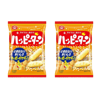 <font color="#FF0000">賞味期限8月31日 </font><br><font color="#FF0000">2パックセット</font><br>亀田製菓 ハッピーターン 96g x2