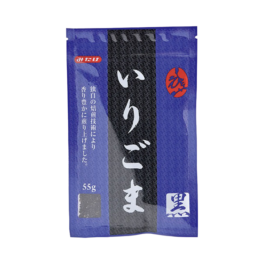 <font color="#FF0000"> 賞味期限7月30日</font><br>みたけ  いりごま 黒 55g