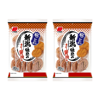 Sanko Seika Niigata-made fragrant soy sauce flavor, 2 pieces, 15 bags, 126g