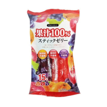 リボン 果汁100％スティックゼリー 15本