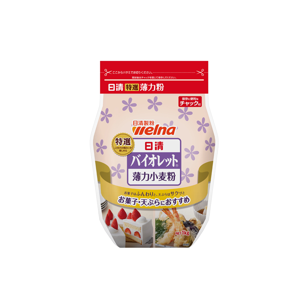 日清製粉ウェルナ バイオレット薄力小麦粉 1kg