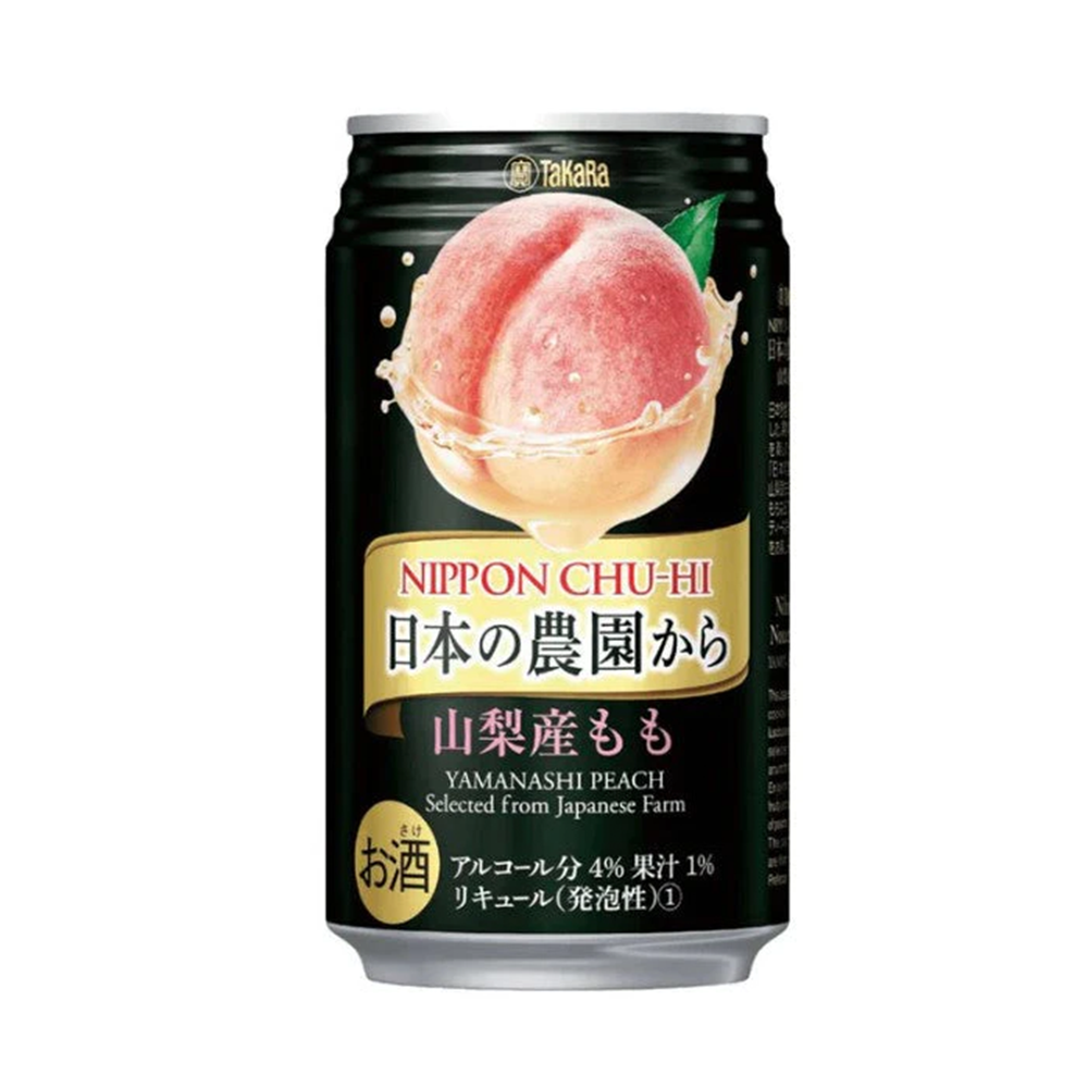 タカラ チューハイ日本の農園から 桃4％ 350ml