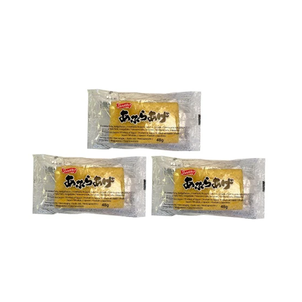 * <font color="#FF0000">3 pack set</font><br> Shirakiku Aburaage 3 pieces 48g x 3