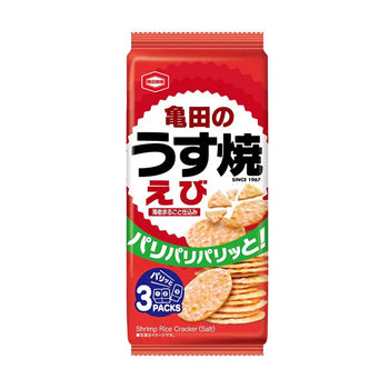 <font color="#FF0000">Best before date: October 28th</font> Kameda Seika Thinly-fried Shrimp 70g