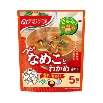 アマノフーズ つるりなめことわかめ 5食入