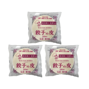 *<font color="#FF0000">3パックセット</font><br>東京ワンタン 餃子の皮 24枚入 ×3