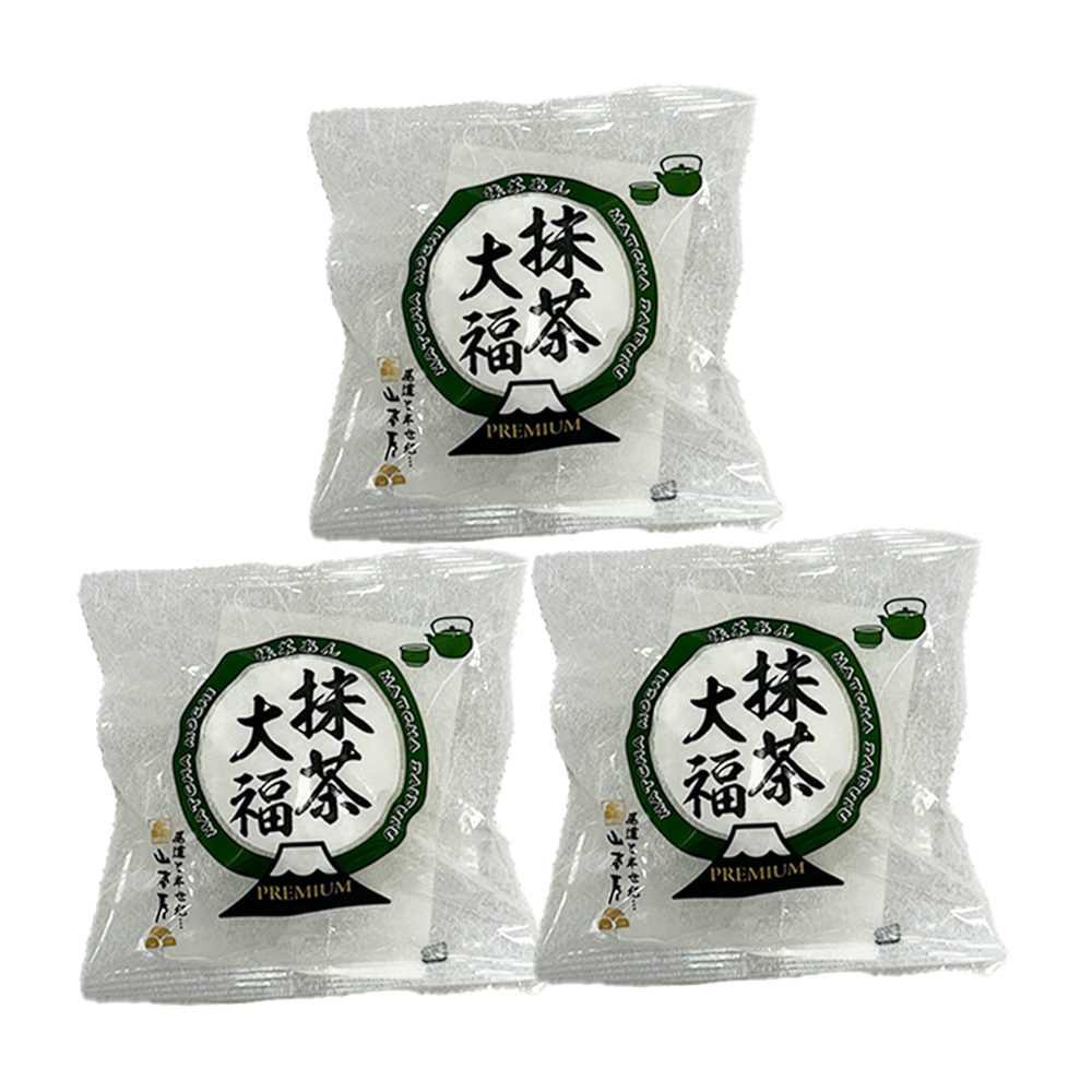 *<font color="#FF0000">3パックセット</font><br>山本屋 抹茶大福 1個 ×3