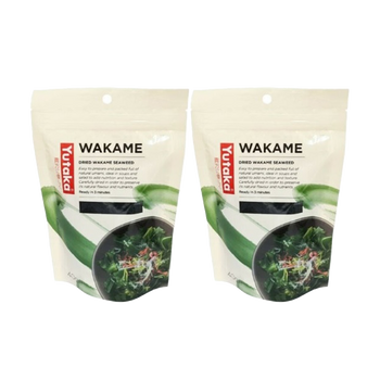 <font color="#FF0000">2 Pack Set</font><br> Yutaka Dried Wakame Seaweed 40g