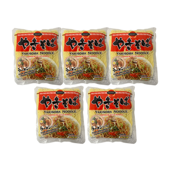 <font color="#FF0000">5パックセット</font><br> J-BASKET 焼きそば 150g x5