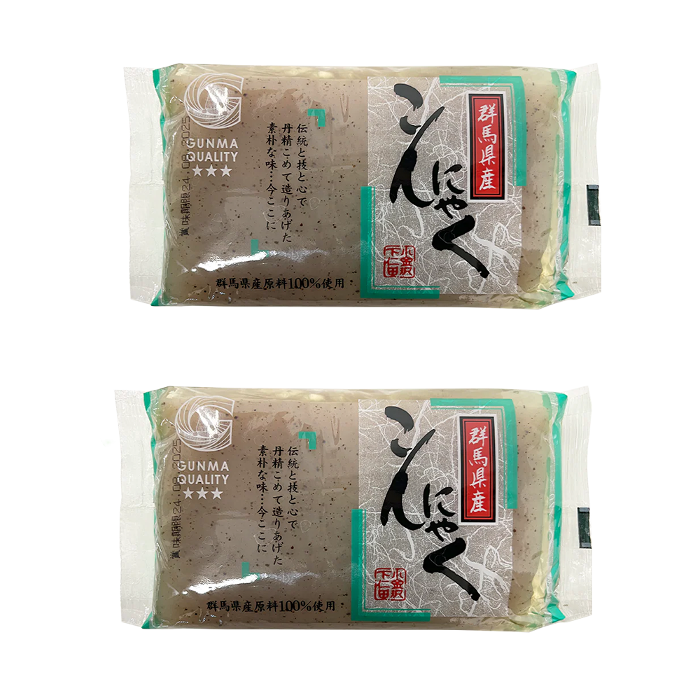 <font color="#FF0000">2-pack set of</font> Gunma Konnyaku 250g x 2