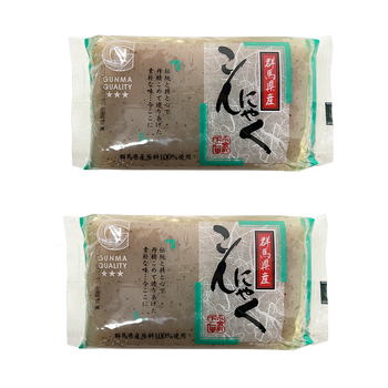 <font color="#FF0000">2-pack set of</font> Gunma Konnyaku 250g x 2