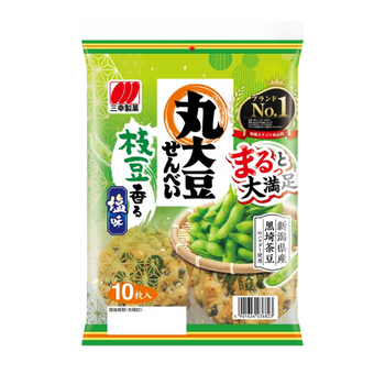 三幸製菓 丸大豆せんべい 枝豆香る塩味 10枚入