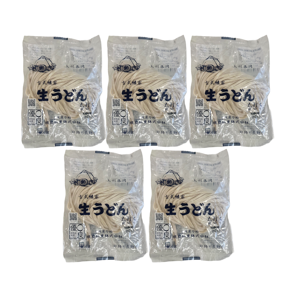 *<font color="#FF0000">5パックセット</font><br>今助 生うどん 180g ×5