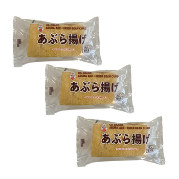 *<font color="#FF0000">3パックセット </font><br>オーケー 油あげ 3枚入×3pk