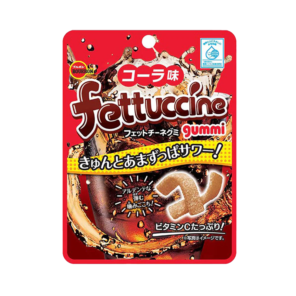 Bourbon Fettuccine Gummy Cola Flavor 50g
