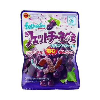 Bourbon Fettuccine Gummy, Italian Grape Flavor, 50g
