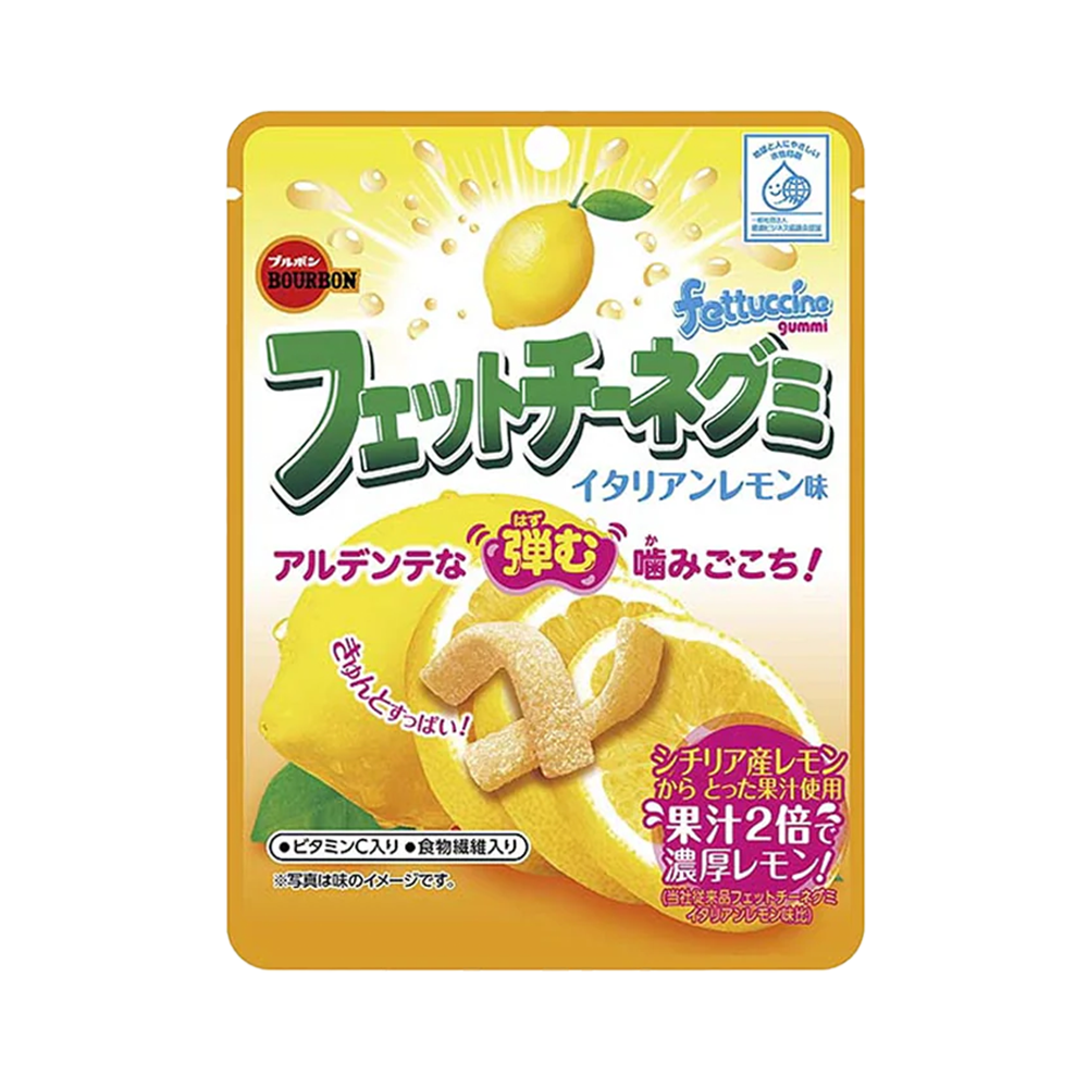 ブルボン フェットチーネグミ イタリアンレモン味 50g