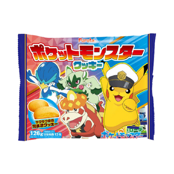 Furuta Pokemon Cookies 126g (approx. 12 cookies)