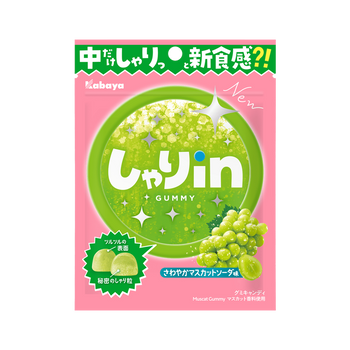 Bourbon Shari-in Refreshing Muscat Soda Flavor 52g