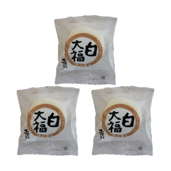 * <font color="#FF0000">3 pack set</font><br> JFC White Daifuku 1 piece x3
