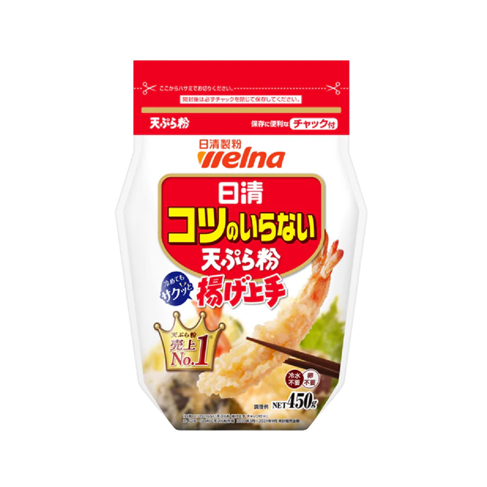 日清製粉ウェルナ コツのいらない天ぷら粉 揚げ上手 450g