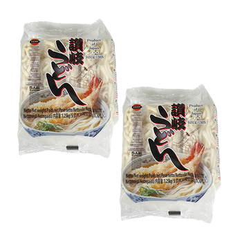 *<font color="#FF0000">2パックセット </font><br>J-BASKET 日本製さぬきうどん 5人前×2