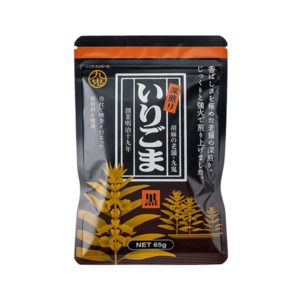 九鬼 深煎りいりごま 黒 65g