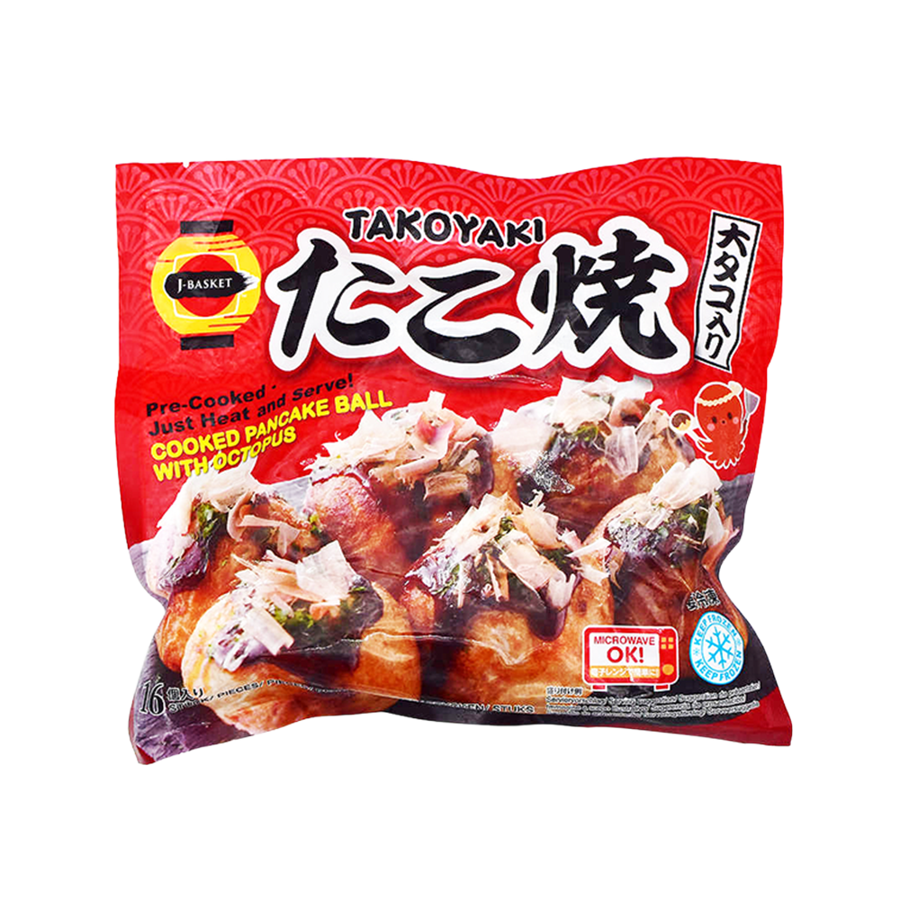 *J-BASKET たこ焼 大たこ入り 480g