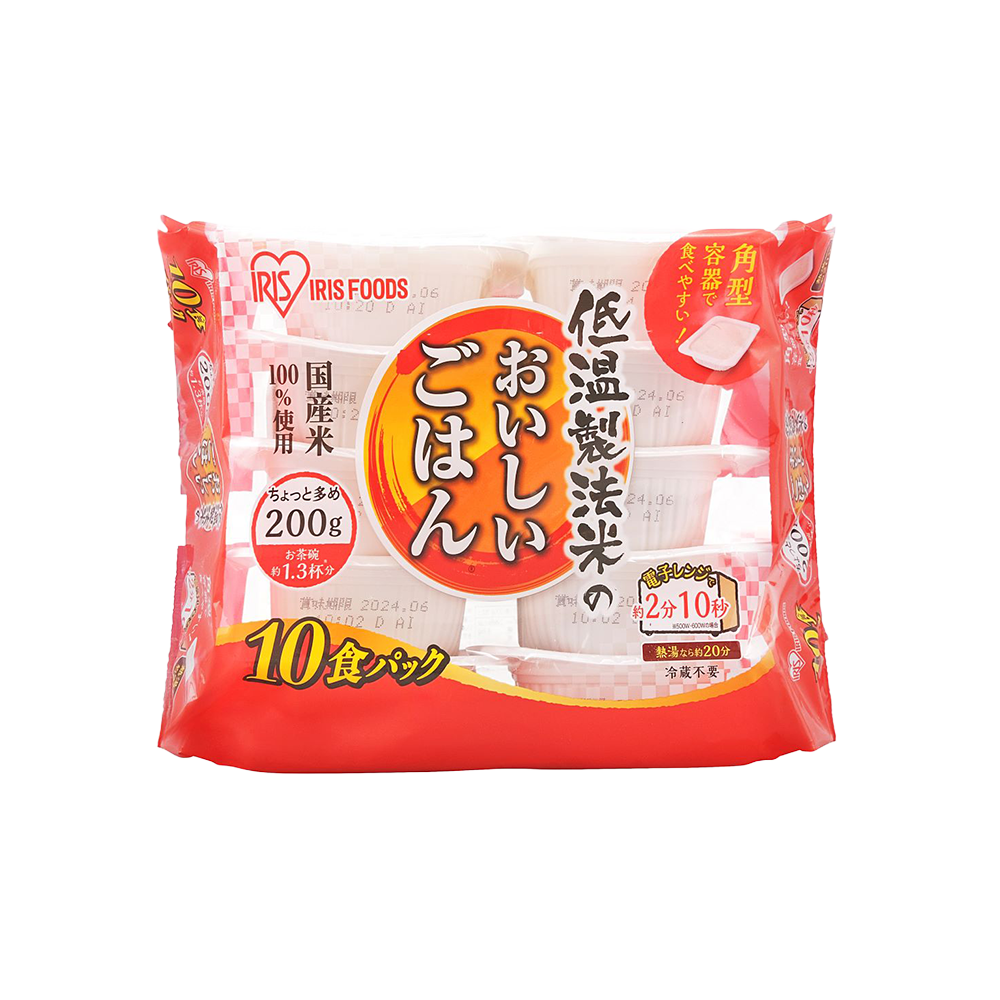アイリスオーヤマ 低温製法のおいしいごはん 180g×10食