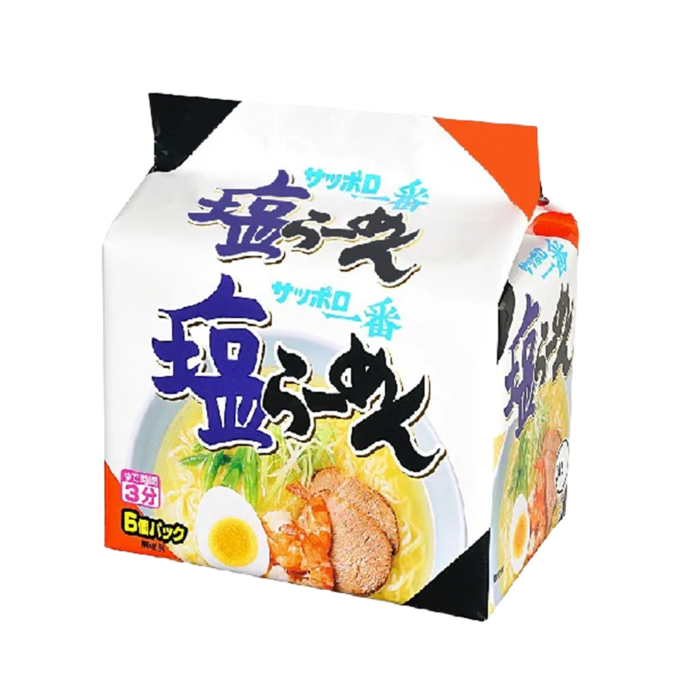 <font color="#FF0000">賞味期限9月26日</font><br>サッポロ一番 塩らーめん 『5食パック』 100g×5