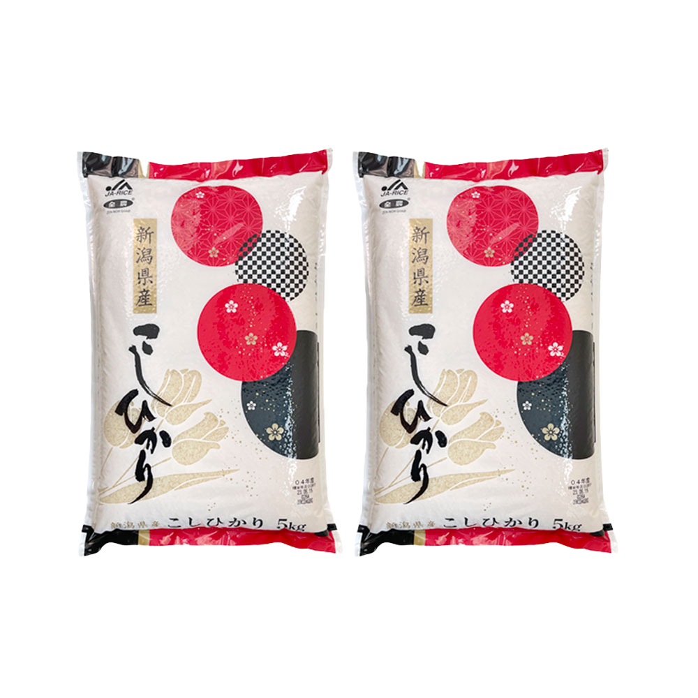 <font color="#FF0000">2パックセット</font><br>新潟県産こしひかり 5kg×2