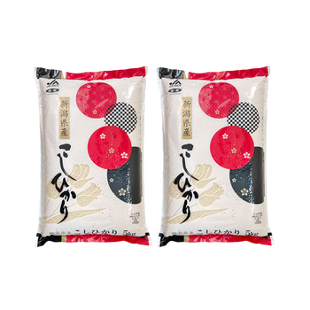 <font color="#FF0000">【限定25セット】2パックセット</font><br>新潟県産こしひかり 5kg×2