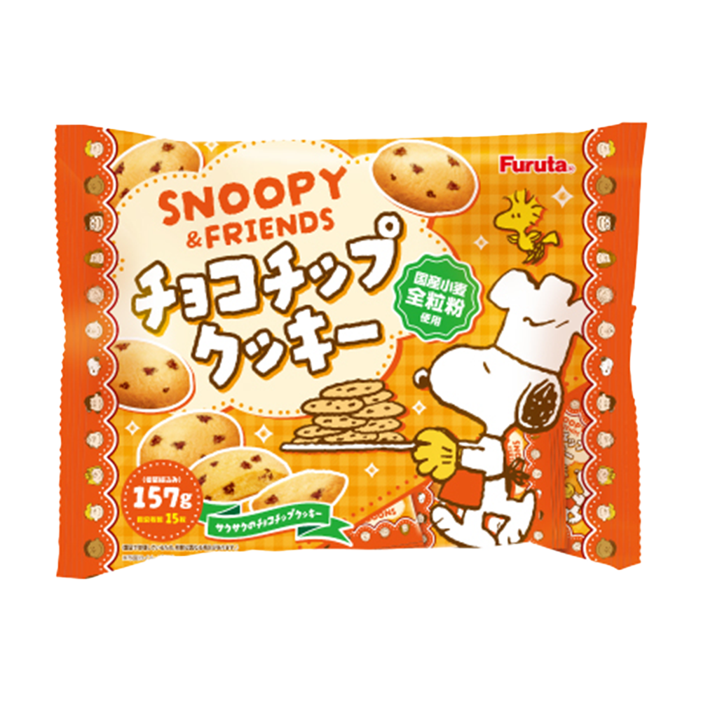 Furuta Snoopy &amp; Friends Chocolate Chip Cookies 157g