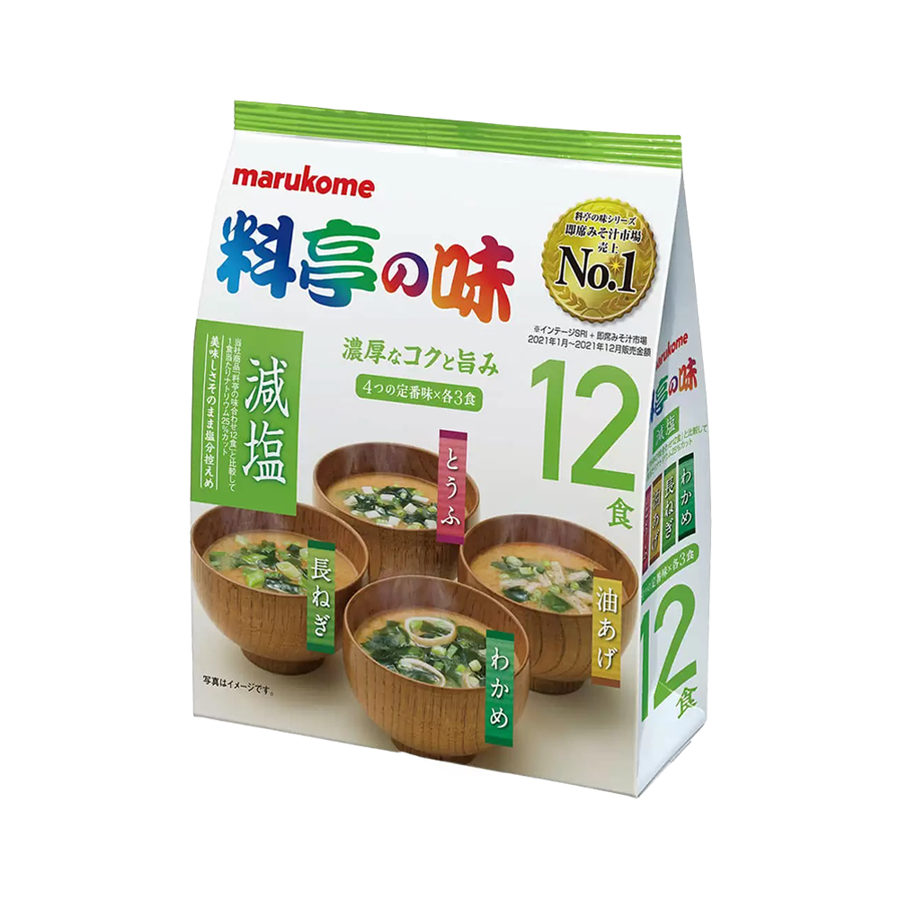 マルコメ 料亭の味 減塩 12食入