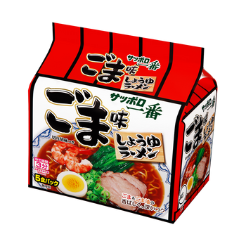 サッポロ一番 ごま味ラーメン『5食パック』 101g x 5