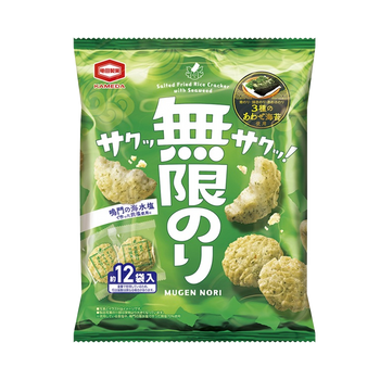 <font color="#FF0000">賞味期限3月9日</font><br>亀田製菓 無限のり 58g