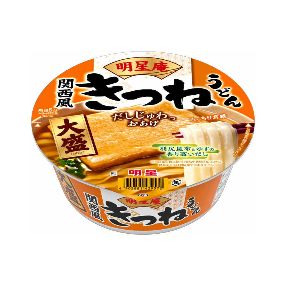 明星庵 大盛きつねうどん 105g