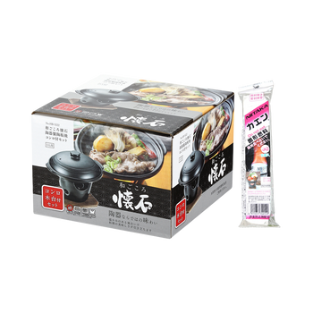 パール金属 和ごころ懐石 陶器製陶板焼コンロ付 カエン固形燃料セット(5個)