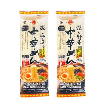 <font color="#FF0000">2パックセット</font><br>深し野庵 中華めん 180g