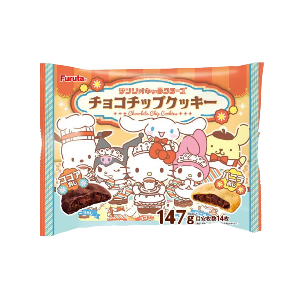 フルタ製菓 サンリオキャラクターズ チョコチップクッキー 147g