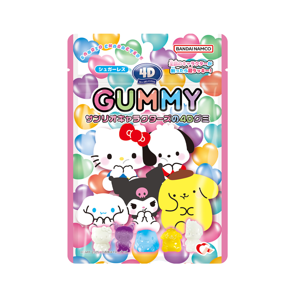 ハート 4Ｄグミ サンリオキャラクターズ  52g