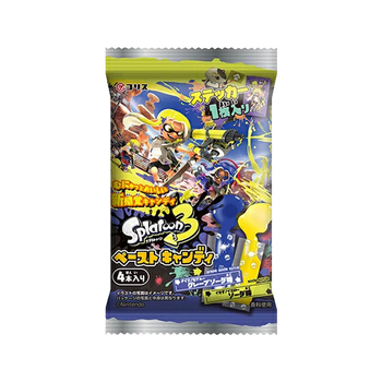 コリス スプラトゥーン3 ペーストキャンディ 4本入