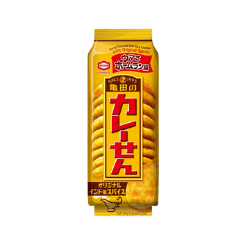 <font color="#FF0000">賞味期限5月23日</font><br>亀田製菓 カレーせん 15枚