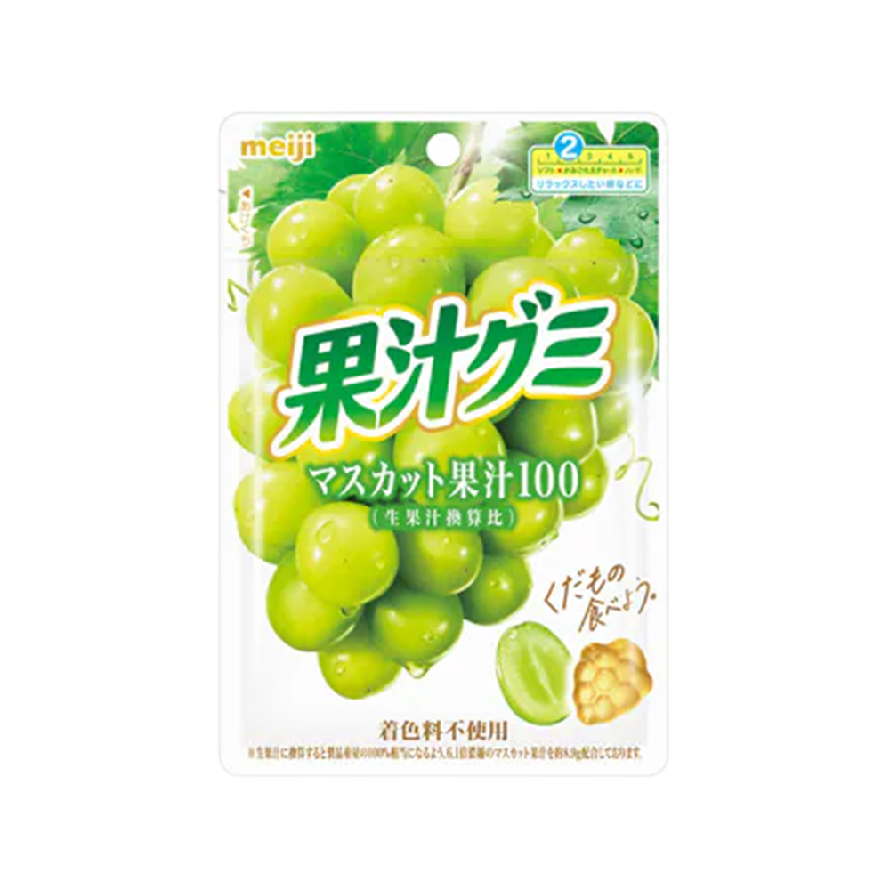 明治 果汁グミ マスカット 54g