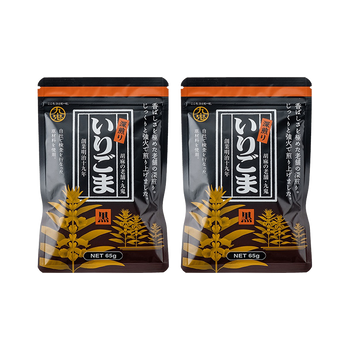 <font color="#FF0000">2パックセット</font><br>九鬼 深煎りいりごま 黒 65gx2