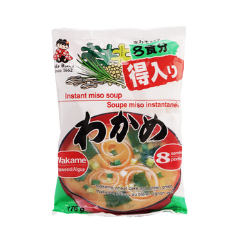Shirakiku インスタント わかめ味噌汁 8食入