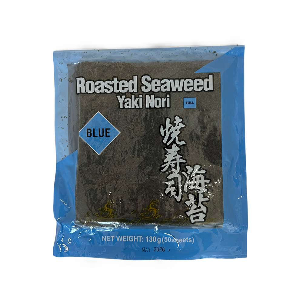 <font color="#FF0000">賞味期限3月31日</font><br>Shirakiku 焼き海苔 フルサイズ ブルー 50sheets