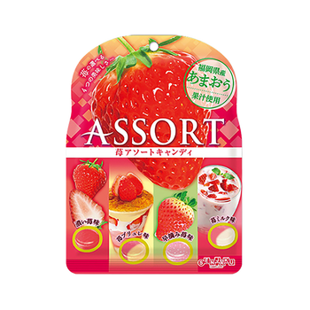扇雀飴本舗 苺アソートキャンディ 81g